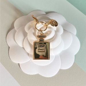 Chanel holiday perfume bottle charm
